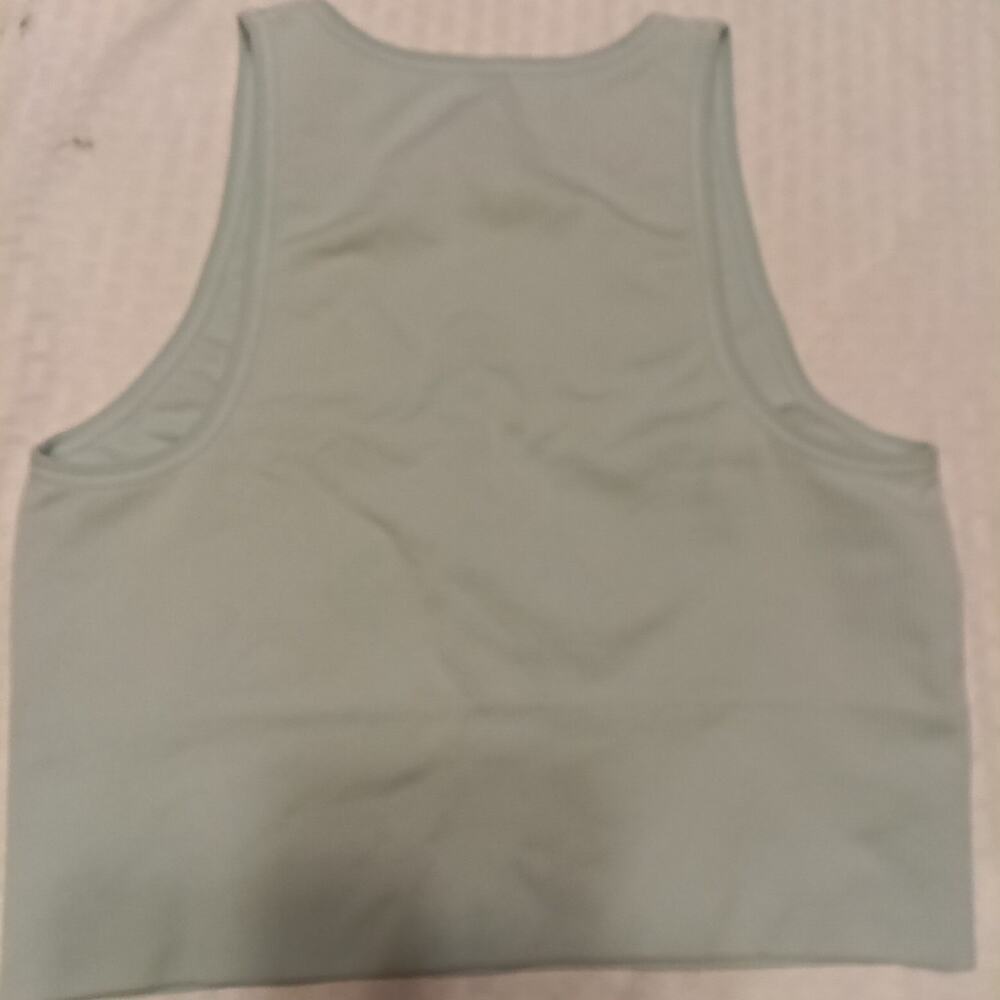 Athleta Women's Sports Bra Size Small Mint Green Tank Style Top Activewear Gym - Picture 4 of 4